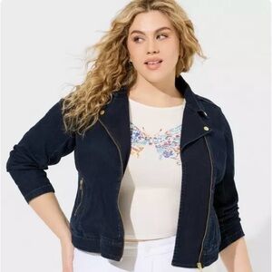 Torrid Moto Denim Jacket